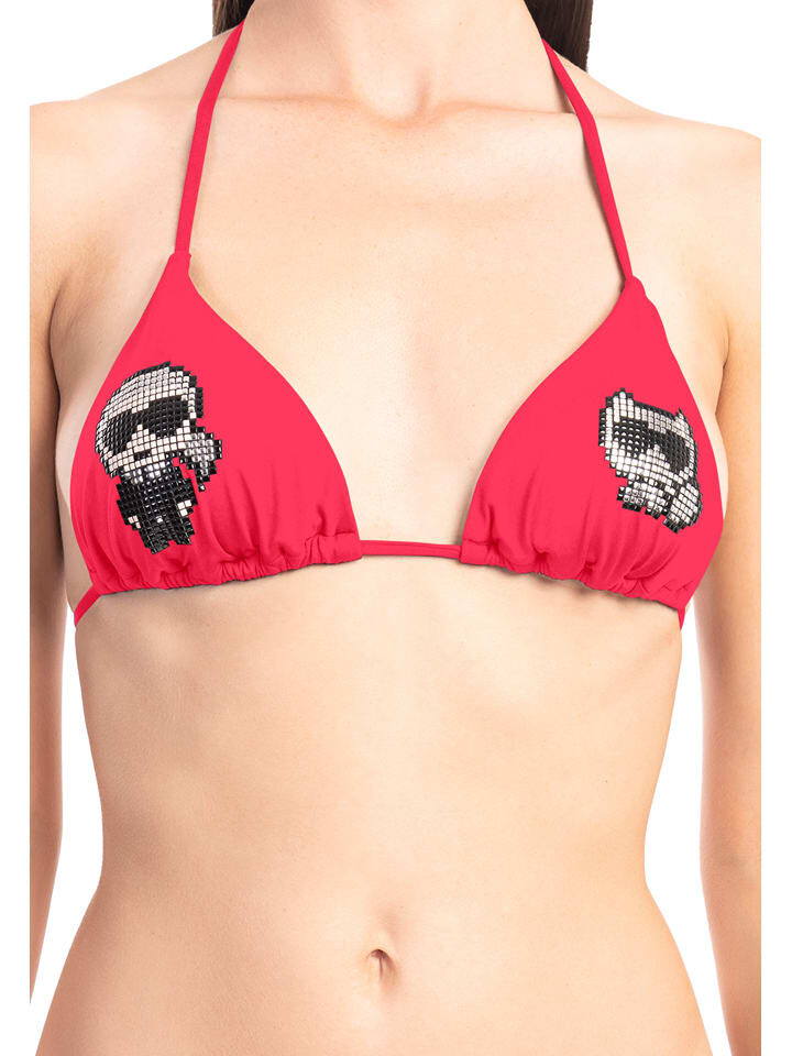 

Верх бикини Karl Lagerfeld Oberteil, красный