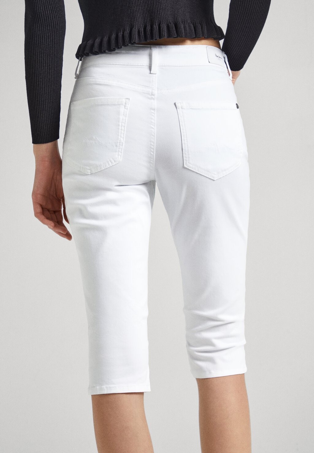 

Джинсовые шорты Crop Pepe Jeans, белые