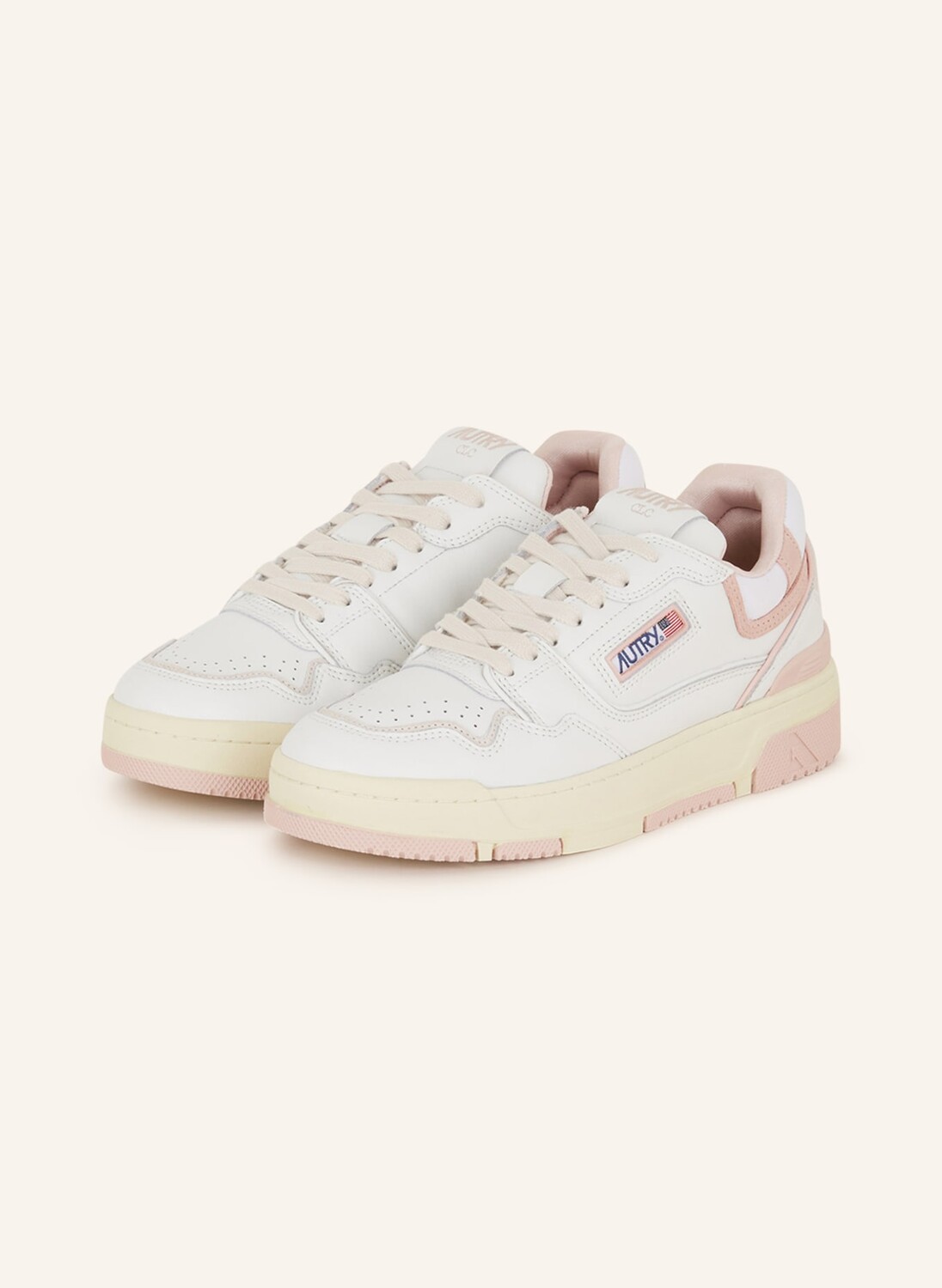 

Кроссовки clc low AUTRY, белый/розовый