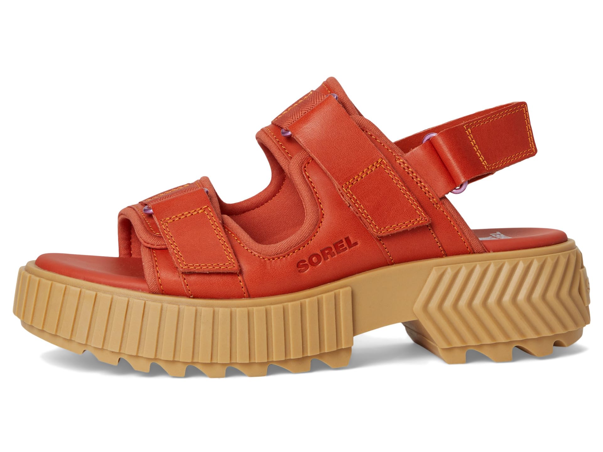 Сандалии SOREL Ona Ave Multistrap Mid Sandals, цвет Tuscan/Aura — фото 4