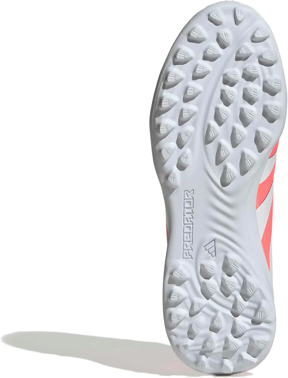 Футбольные кроссовки Adidas Originals Boys' League Predator для игры на траве, коралловый/белый/оранжевый — фото 3