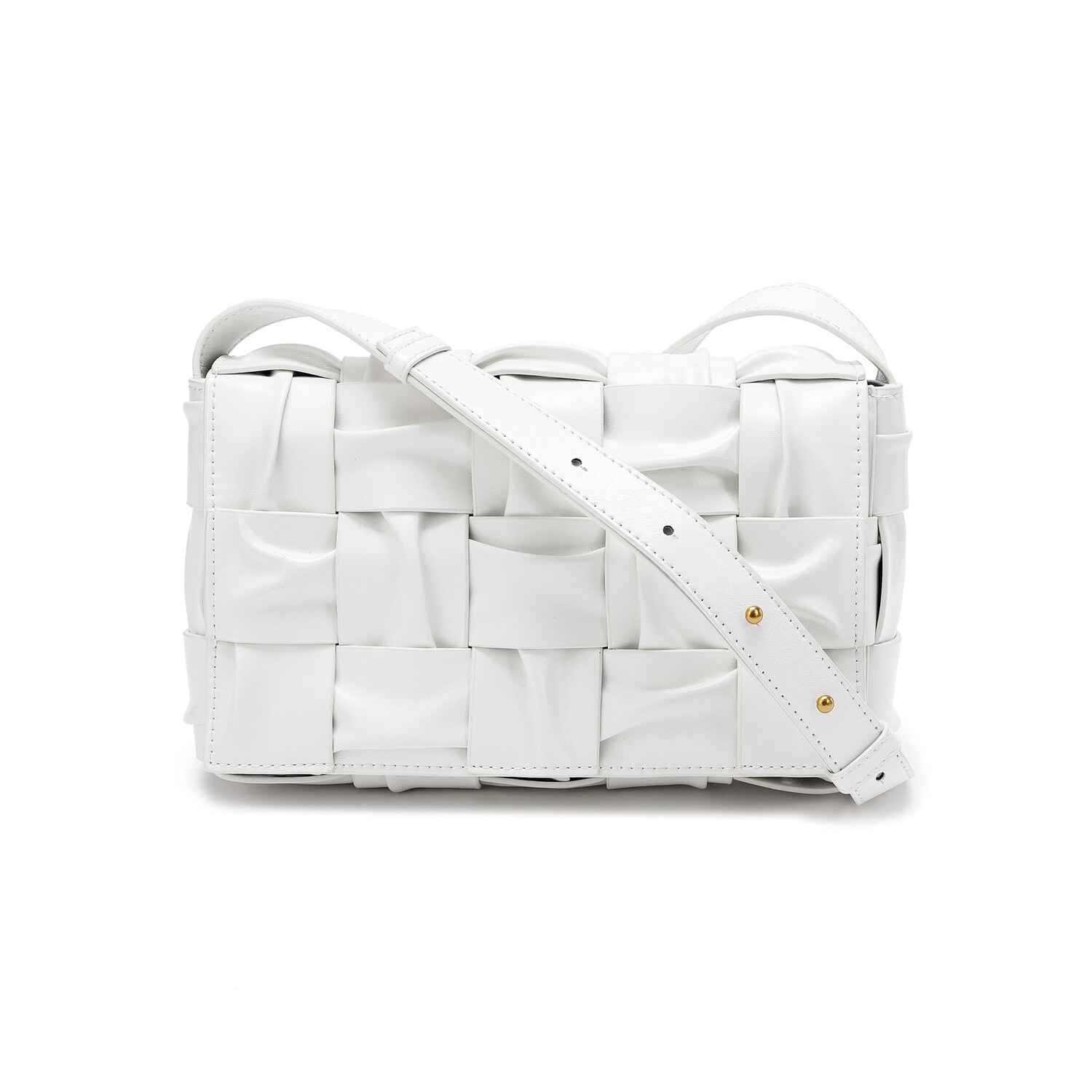 

Бочонок через плечо Tiffany & Fred из гладкой кожи в форме бочонка Tiffany & Fred Paris, белый