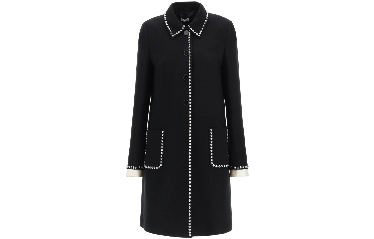 

Пальто женское черное Miu Miu