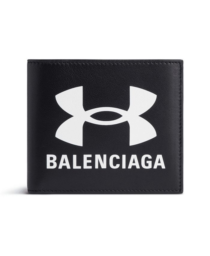 

Квадратный складной кошелек Under Armour Balenciaga, черный