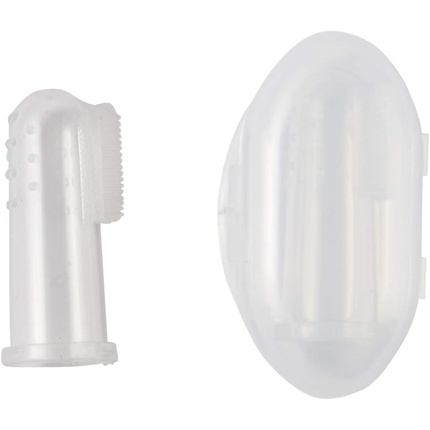 Детские зубные щетки Stage 1 Silicone Finger Brush and Case Simple Start for Good Oral Hygiene Suitable from 6-12 Months 2 Pack — фото 3
