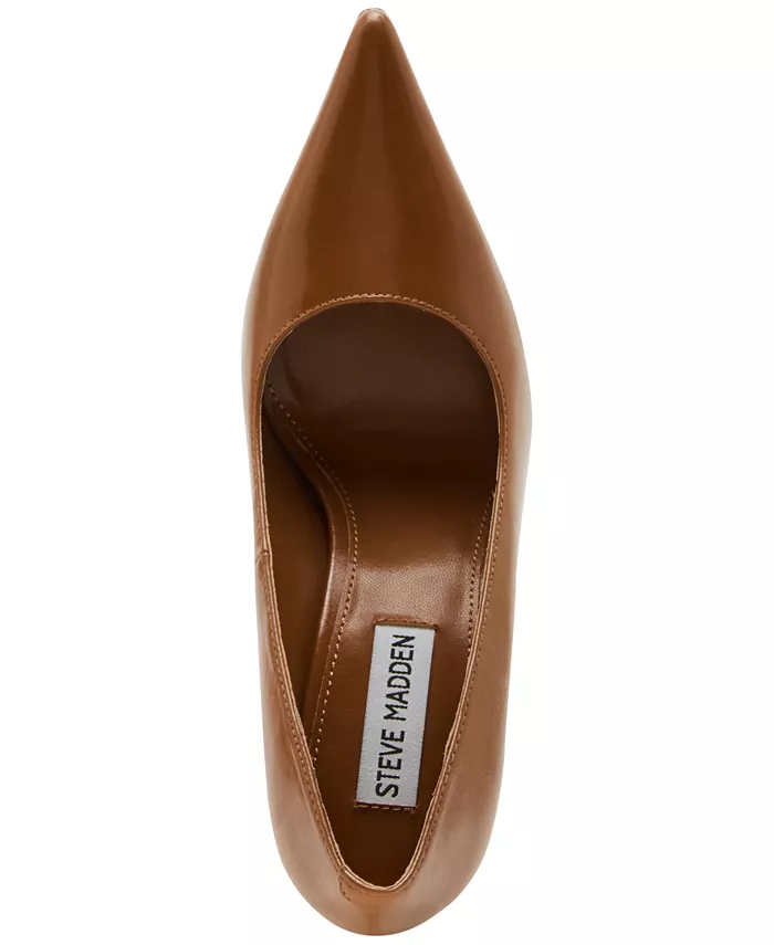 Женские туфли-лодочки Reya с острым носом Steve Madden, коричневый/бежевый — фото 4