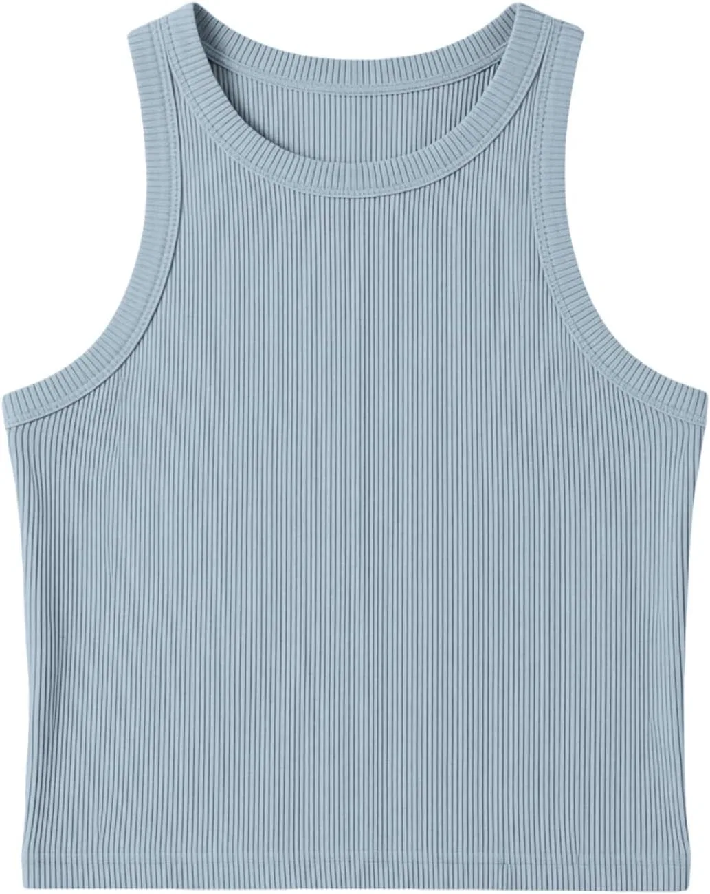 Детская майка Ribbed Knit, хлопок, Sky Blue — фото 3