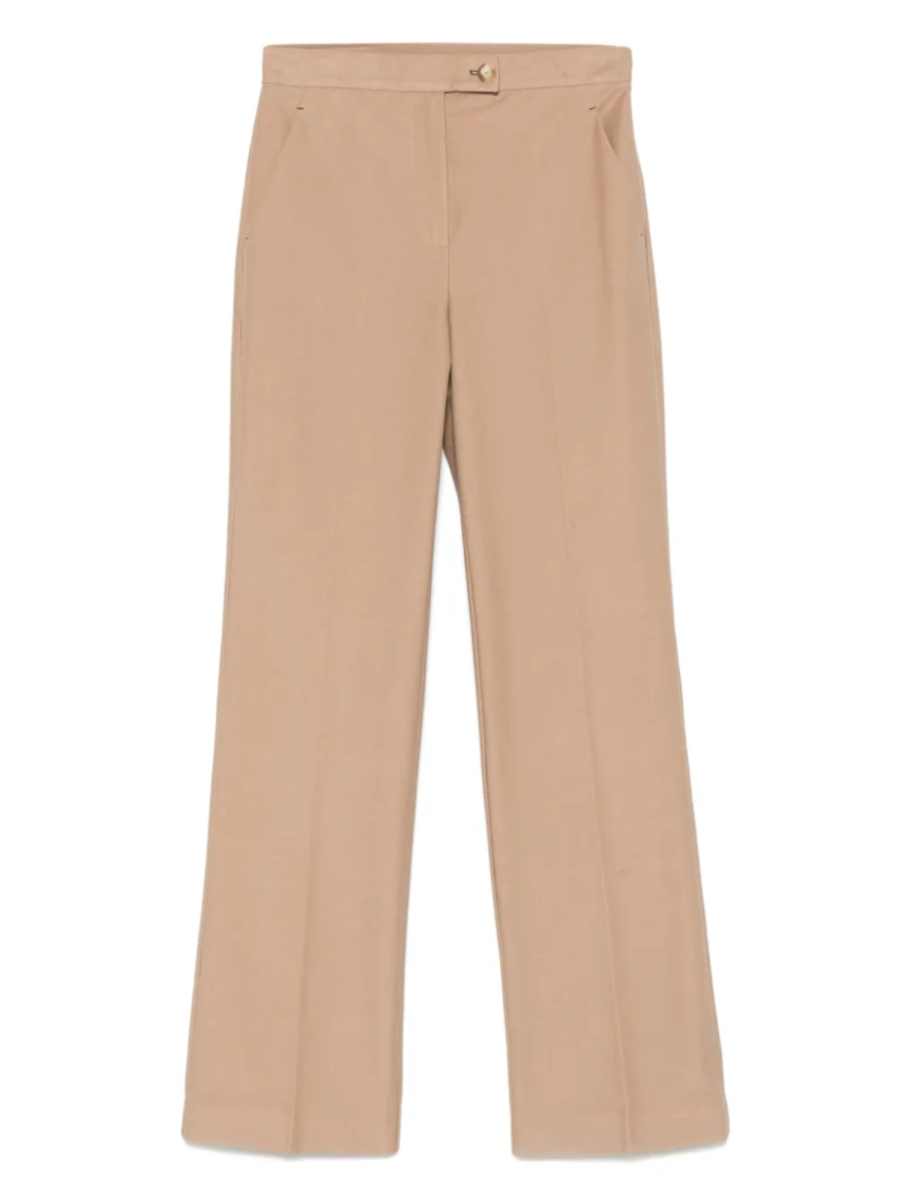 

Брюки с нашивкой-логотипом Max Mara Leisure, коричневый