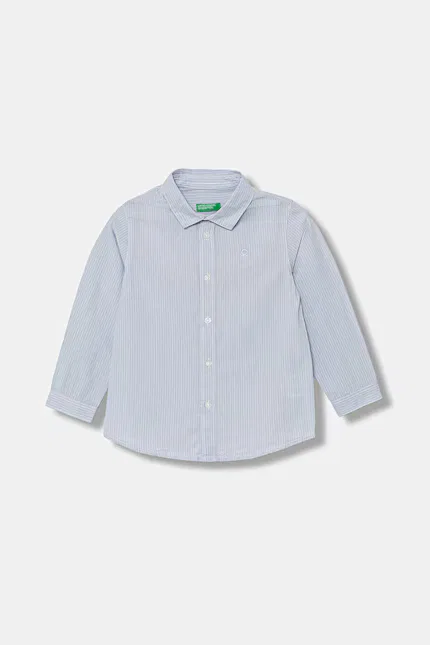 Рубашка в полоску United Colors of Benetton, синий