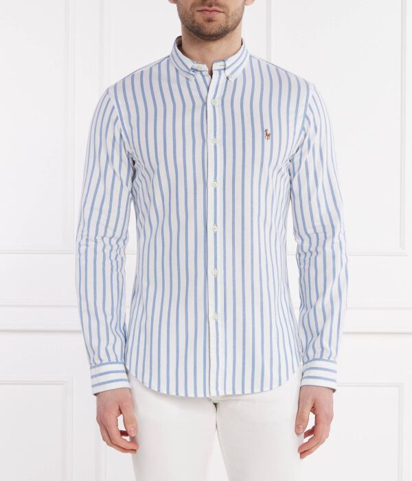 

Рубашка Slim fit Polo Ralph Lauren, синий