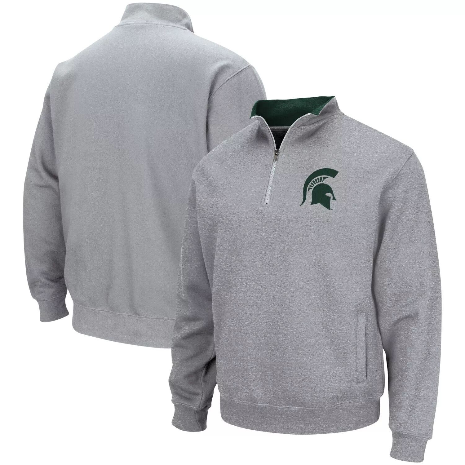 

Мужская серая куртка на молнии с логотипом Michigan State Spartans Tortugas Team Colosseum, Серый, Мужская серая куртка на молнии с логотипом Michigan State Spartans Tortugas Team Colosseum