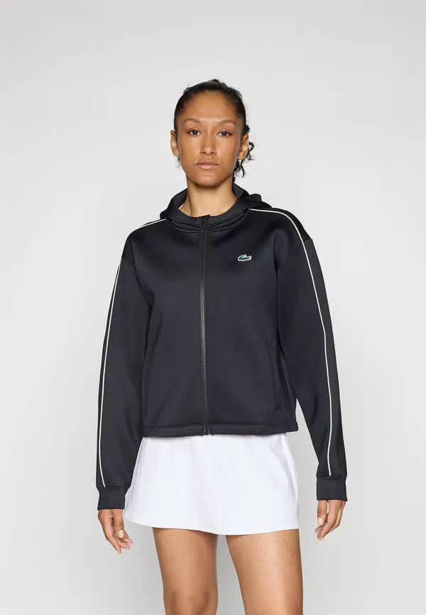 Куртка спортивная Lacoste Sport Теннисная, Black/Flour