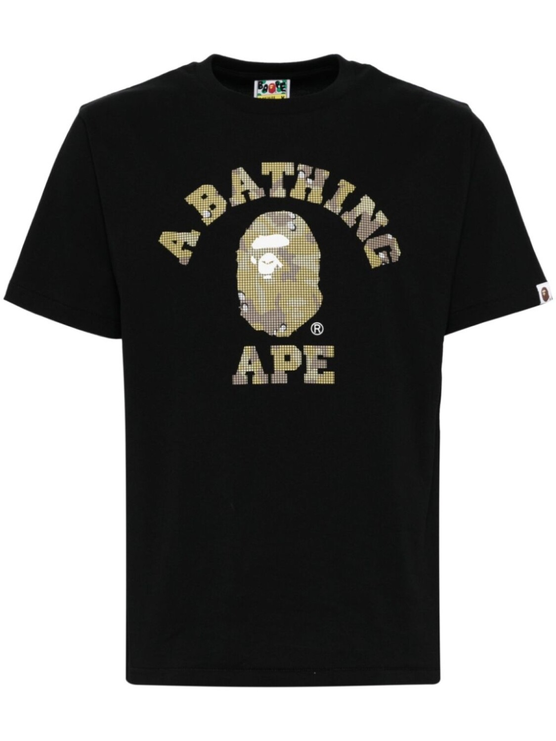 

A BATHING APE футболка с логотипом, черный