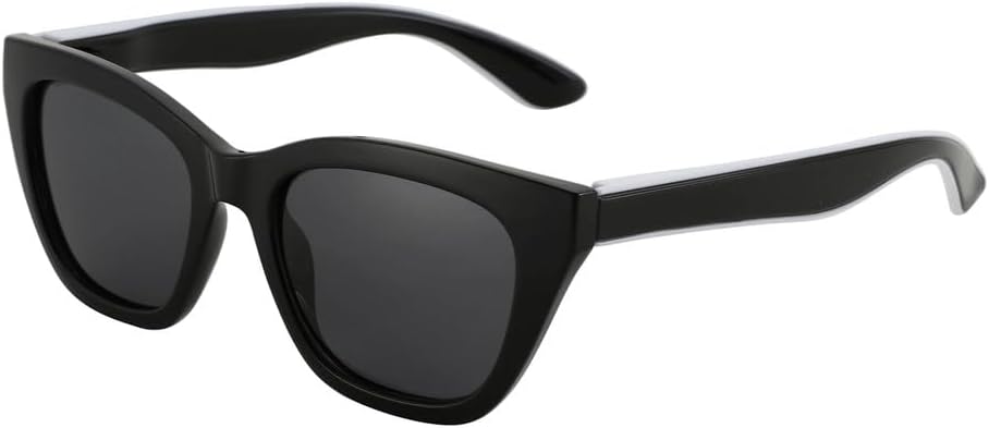 

Поляризованные солнцезащитные очки для женщин, модные, с толстой оправой, защита от УФ-излучения UV400, солнцезащитные очки для женщин, для покупок KTUCN, 001 Grey Lens