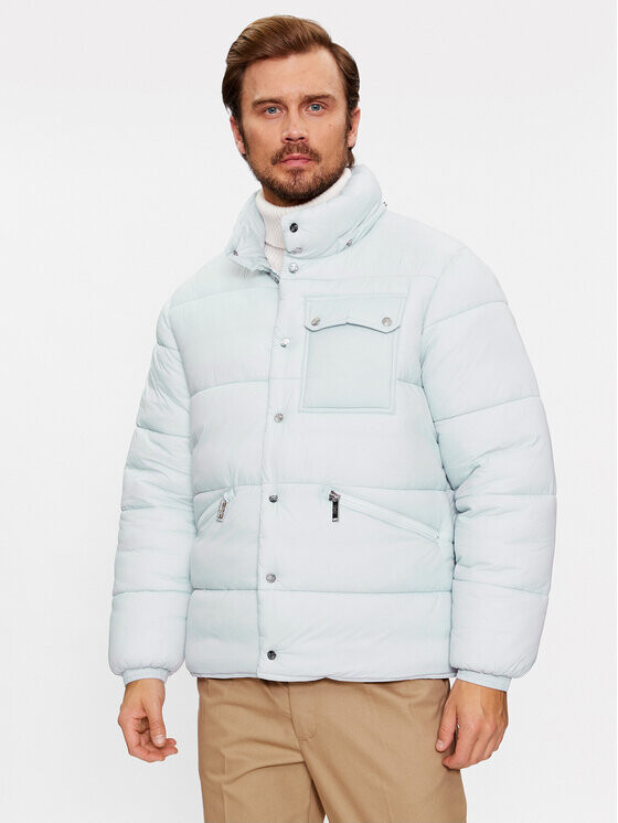

Пуховик стандартного кроя United Colors Of Benetton, синий