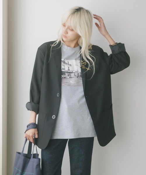 

Футболка, свободный крой ROOPTOKYO, серый