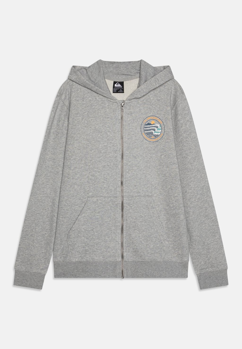 

Толстовка на молнии GRAPHIC ZIP HOODIE YOUTH UNISEX Quiksilver, серый