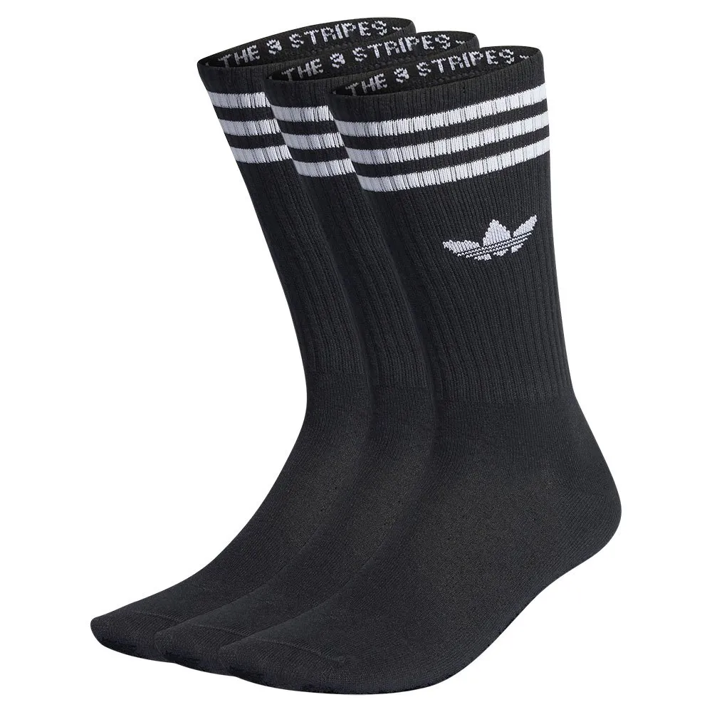 

Носки adidas Originals Solid crew 3 pairs, черный