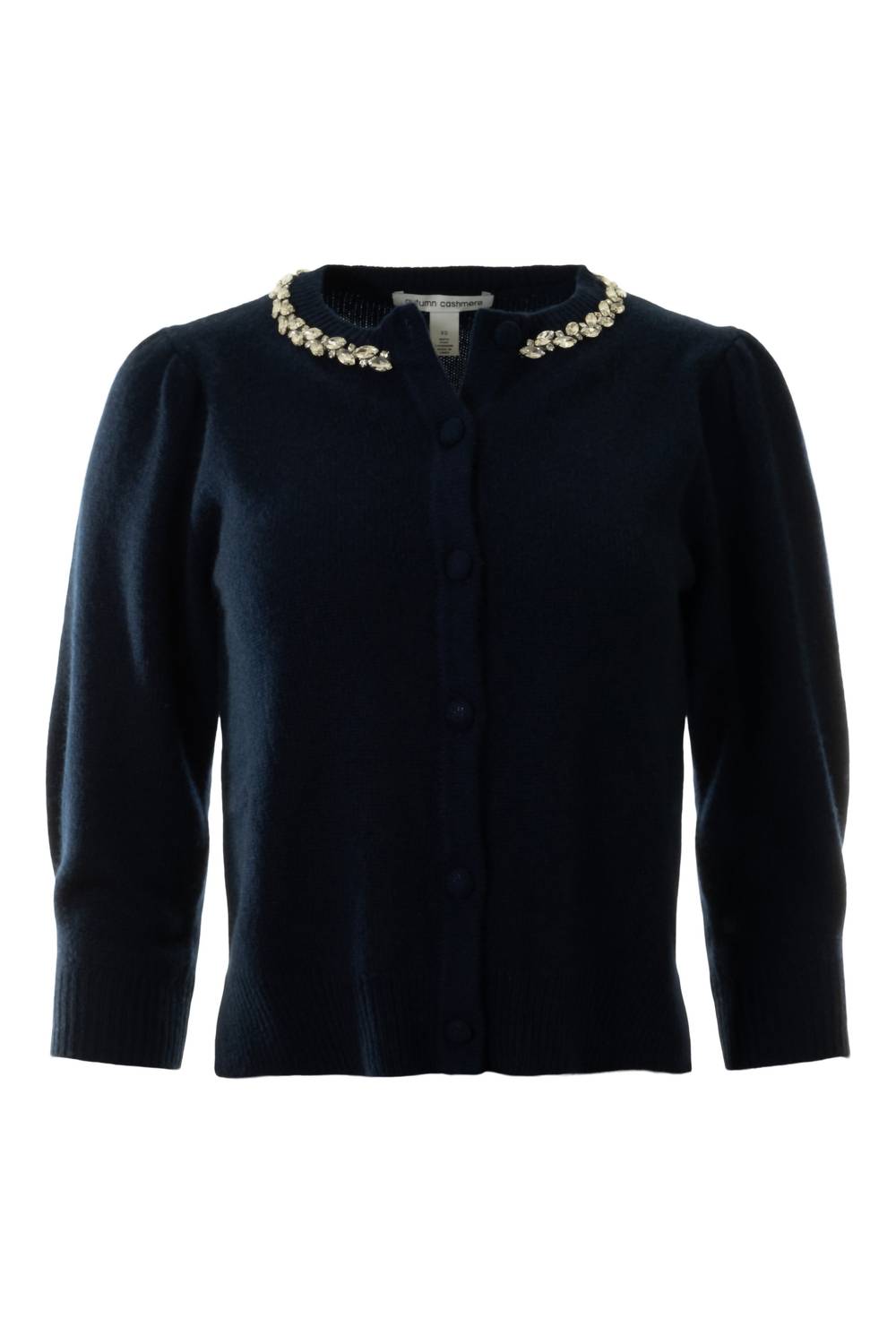 

Женский кардиган с отделкой из страз в черном цвете Autumn Cashmere