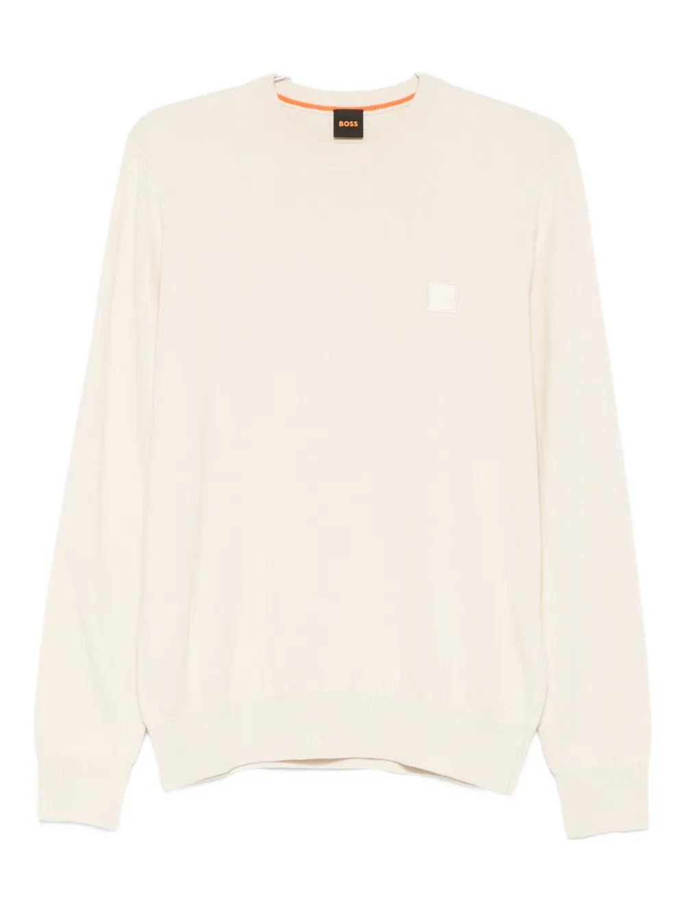 

Свитер с нашивкой-логотипом Boss, нейтральный