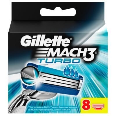 

Сменные лезвия для бритвы, 8 шт. Gillette, Mach3 Turbo