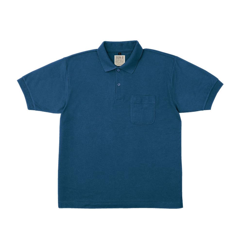 

Поло с коротким рукавом San-S SA10040, темно-синий, размер S, Kanoko Sun-S