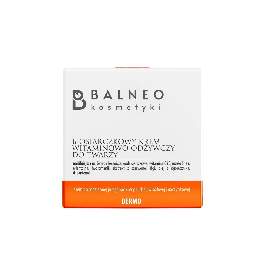 

Биосульфидно-витаминный и питательный крем для лица Balneokosmetyki, 50 мл