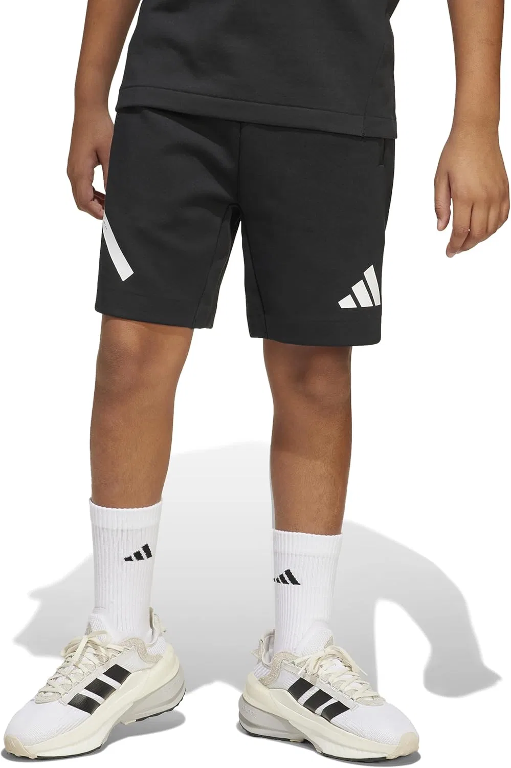 Детские шорты Adidas Zne унисекс, черно-белый
