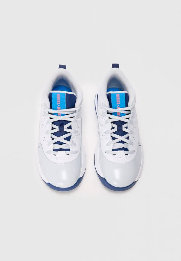 Кроссовки jordan max aura 7 унисекс Jordan, White/Pure Platinum-Coloured/Blue Chill/Blue Void/Photo Blue/Hot Lava — фото 4