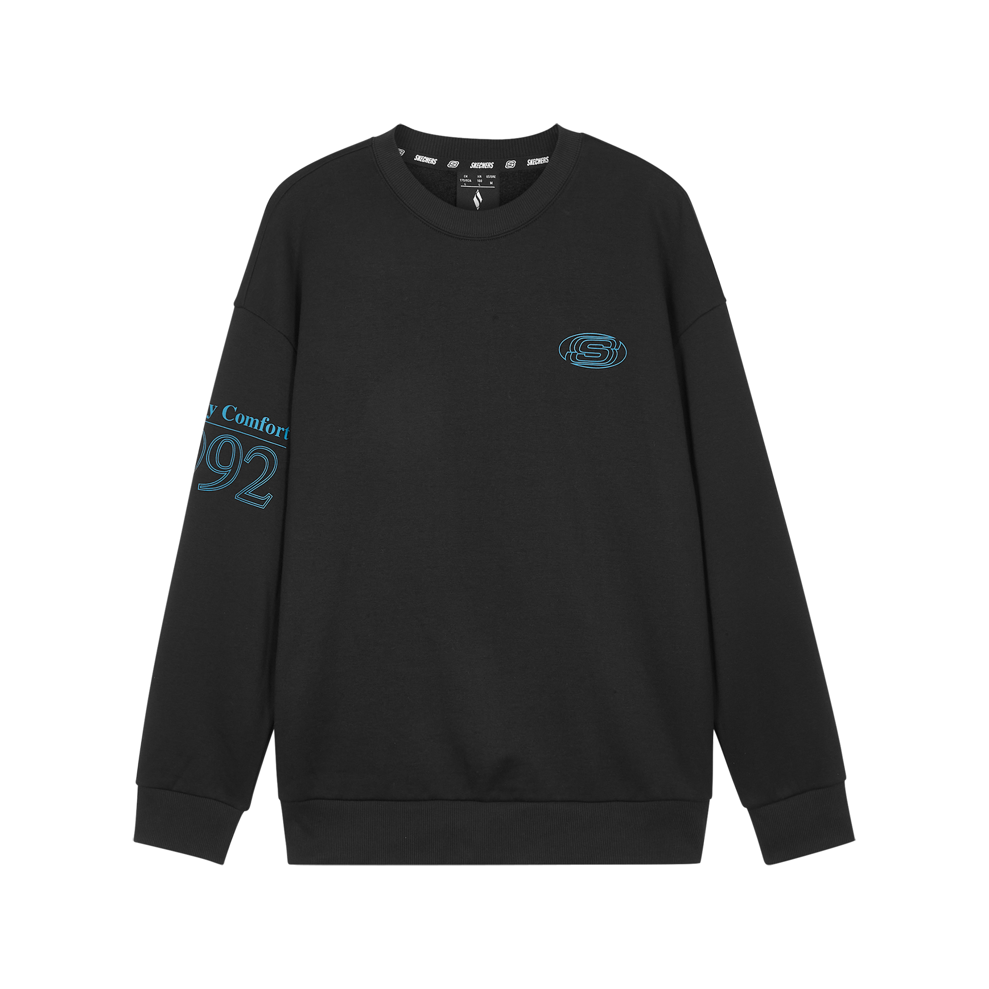 

Skechers Толстовка унисекс черная