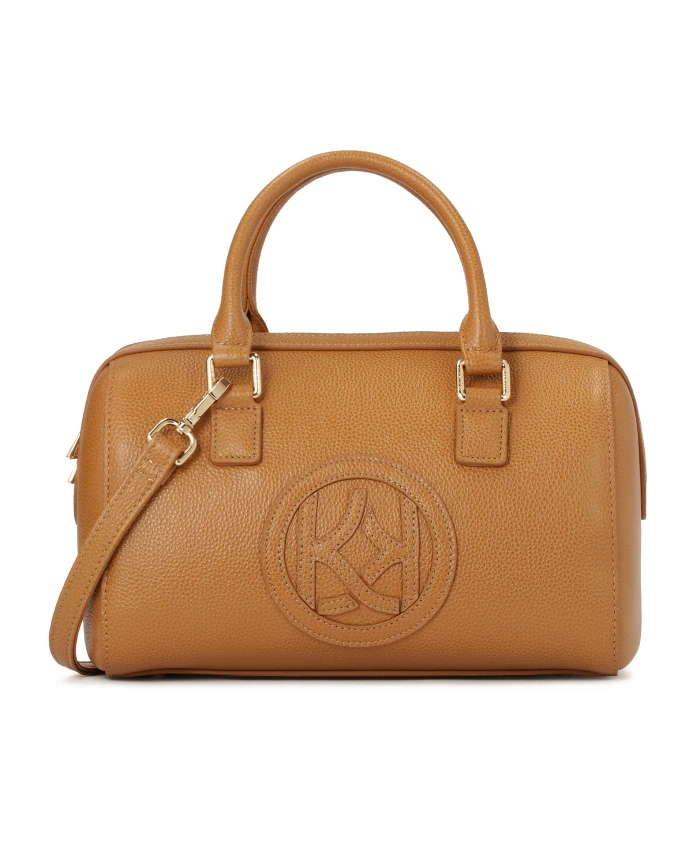 

Сумка из светло-коричневой кожи Kazar, коричневый