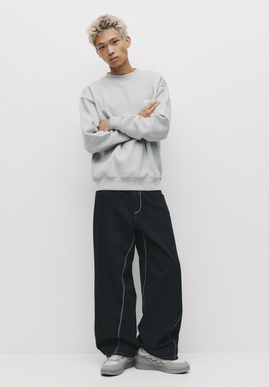 

Толстовка PULL&BEAR ROUND NECK STWD, Light Grey