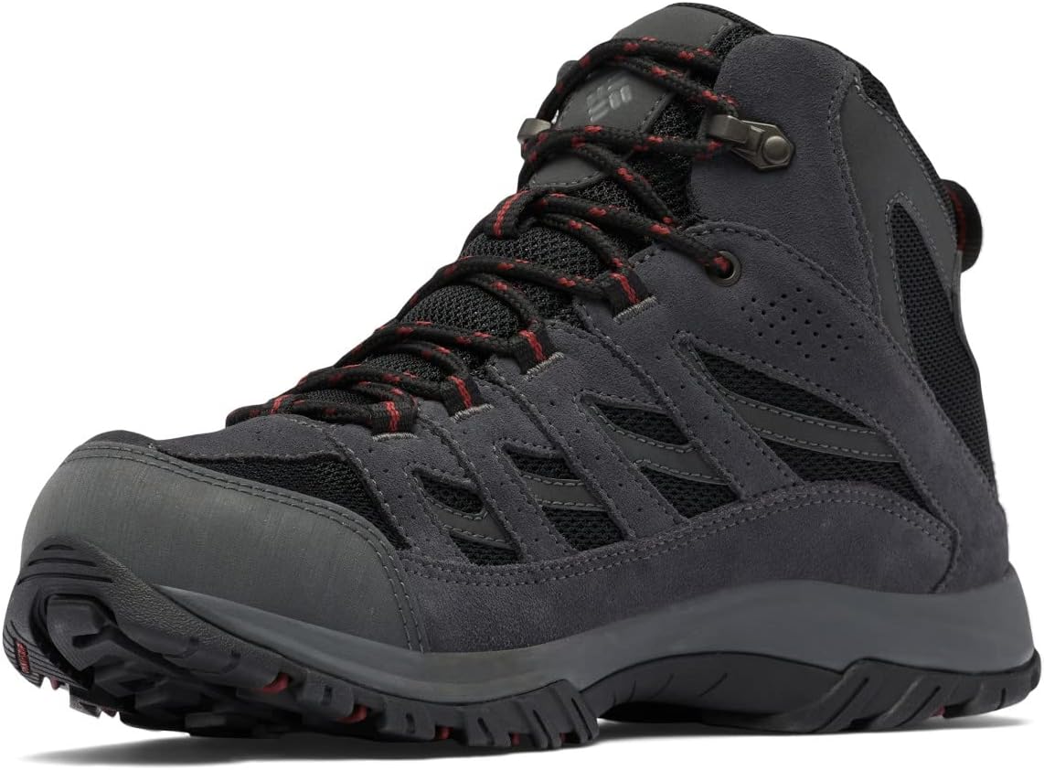 Columbia мужские треккинговые ботинки Crestwood Mid Waterproof, Black/Charcoal — фото 2