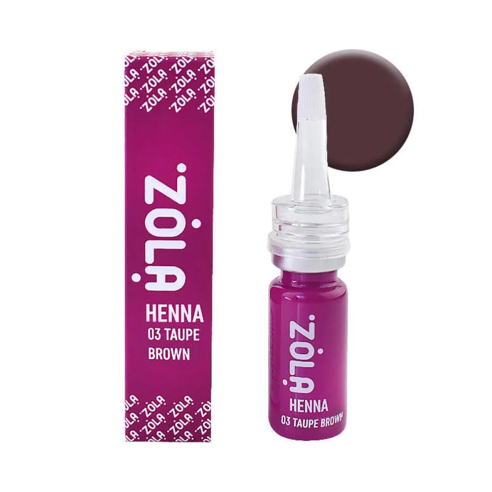 Хна для бровей Zola 03 Taupe Brown ‎Zola