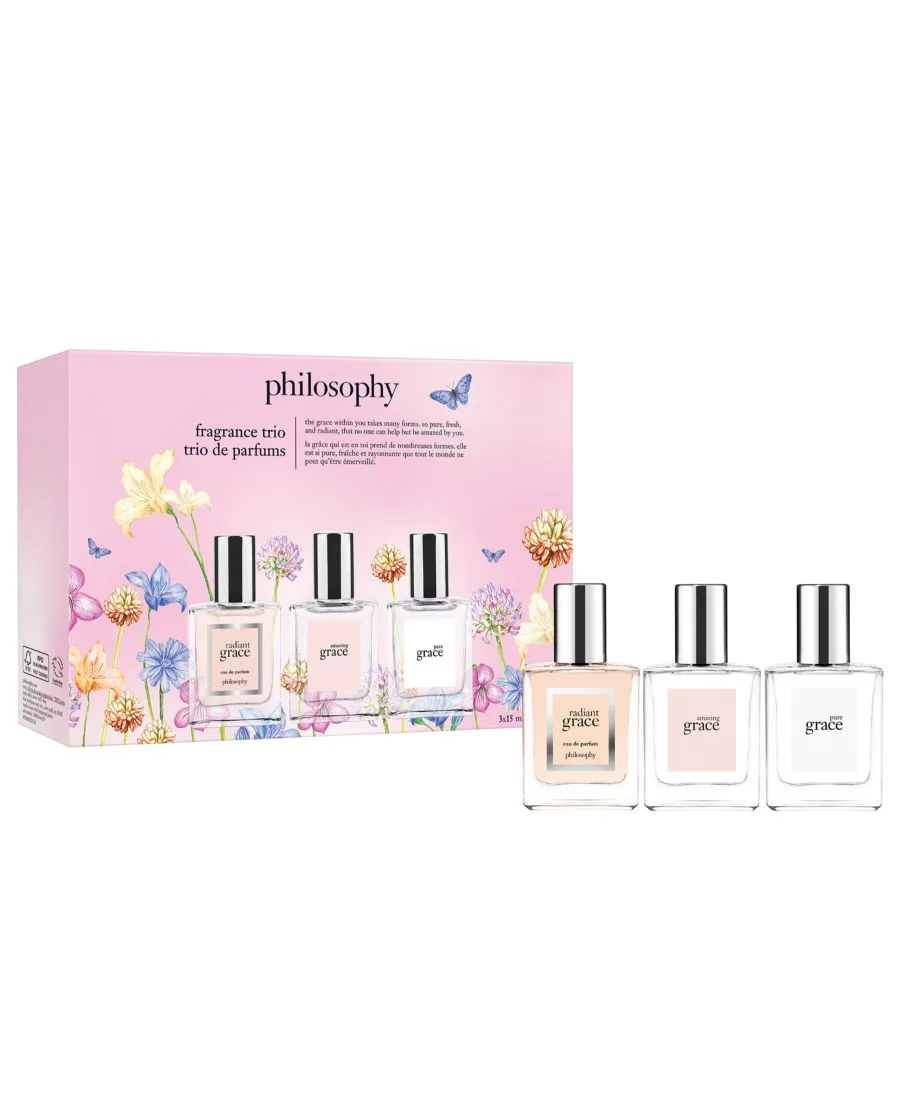 Philosophy 3 шт. Подарочный набор парфюмированной воды Grace Eau De Parfum