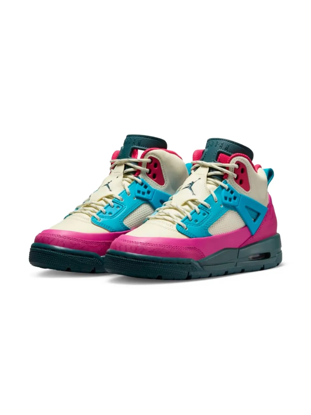 Кроссовки Jordan Winterized Spizike Coconut Milk/Active Pink/Aquamarine/Oxidized Green Jordan Kids, нейтральный — фото 2