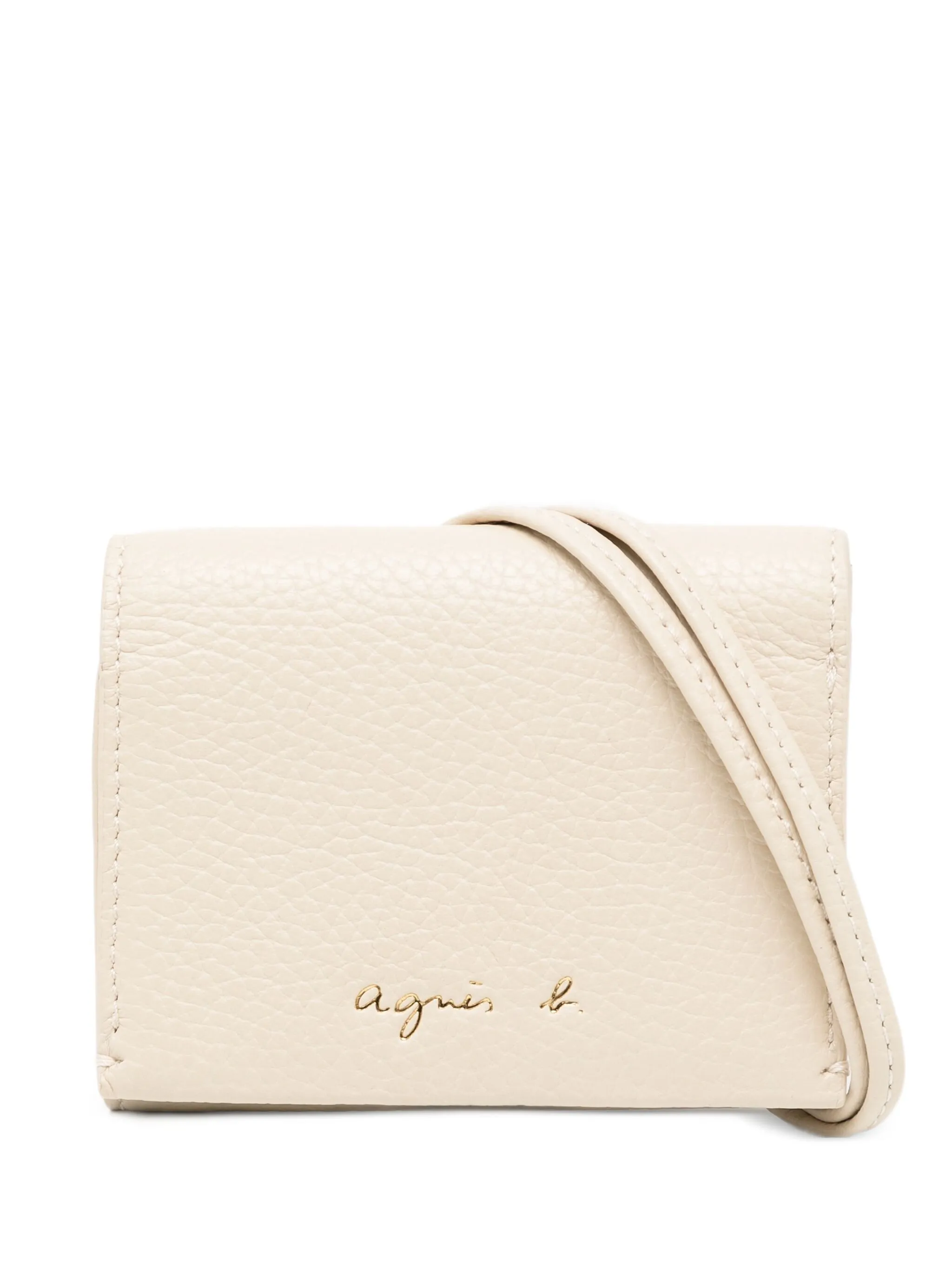 

Кошелек в три сложения Agnès B., нейтральный