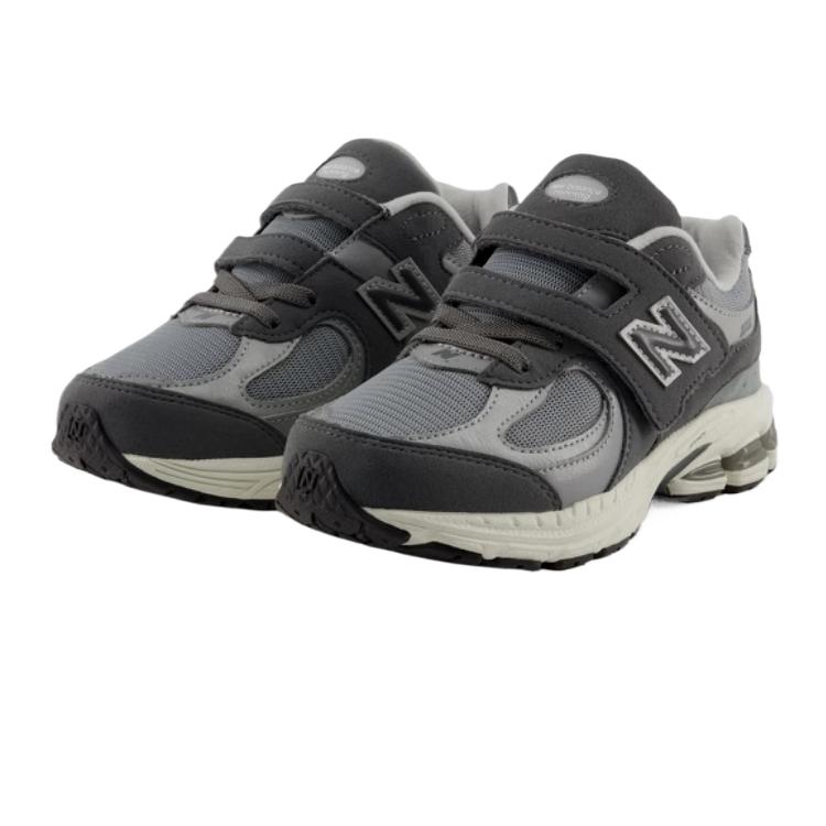 Низкие повседневные кроссовки с амортизацией для детей New Balance, серый — фото 3