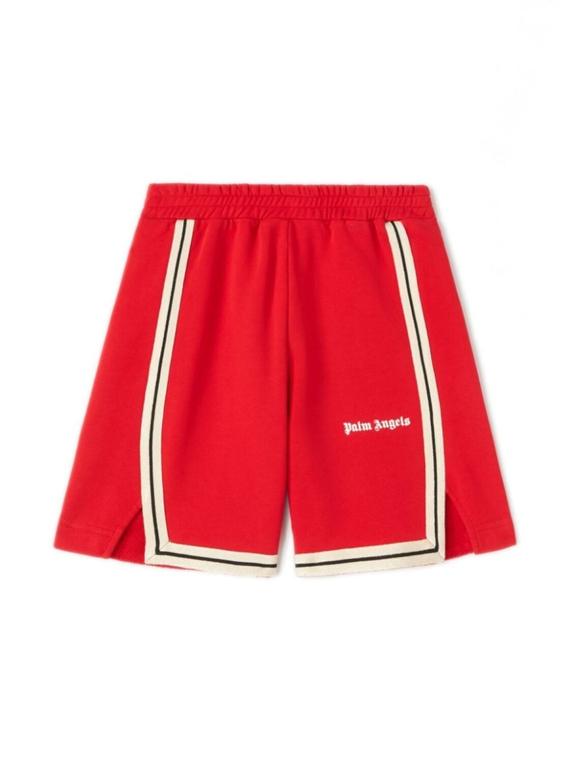 

Palm Angels Kids спортивные шорты в полоску, красный