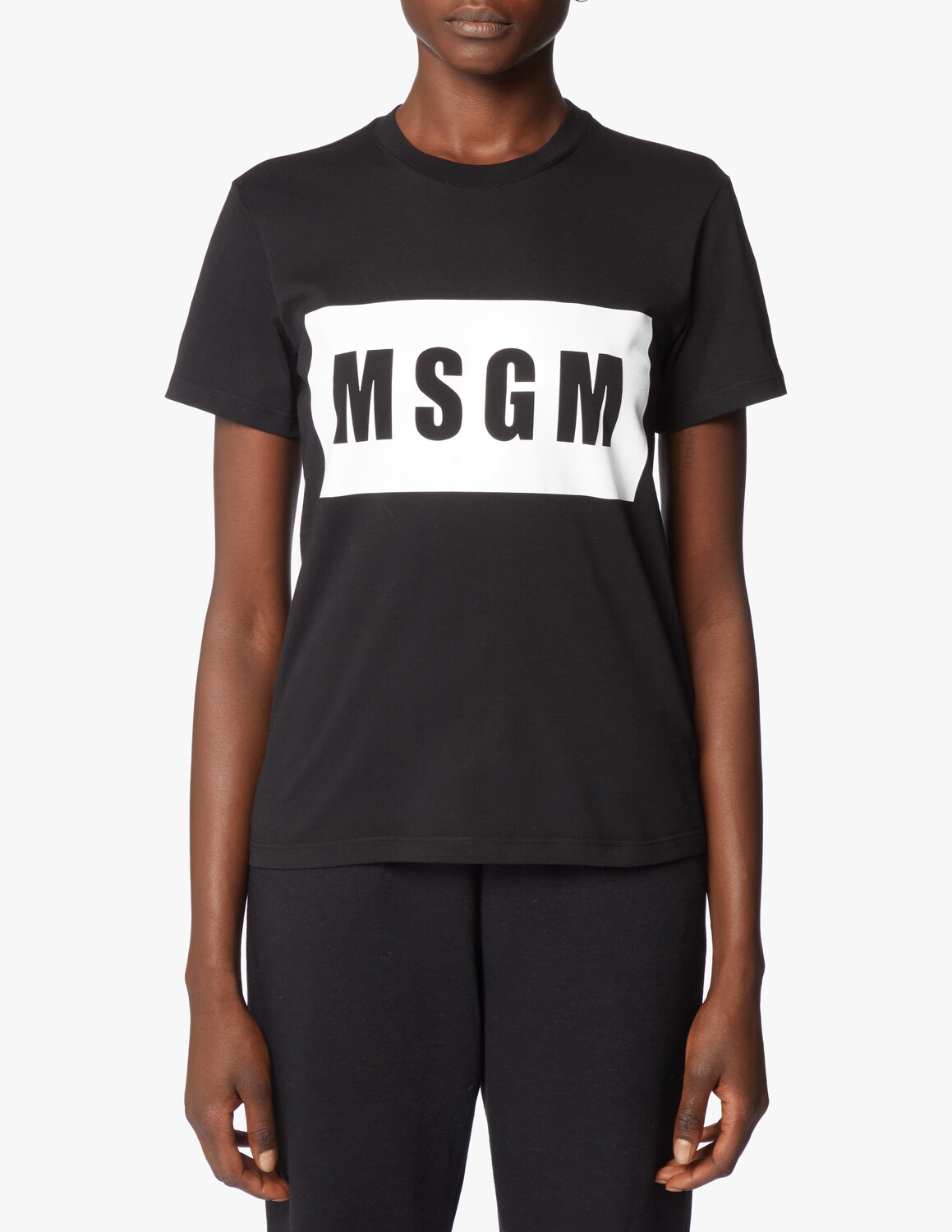 

Футболка с логотипом MSGM, черный