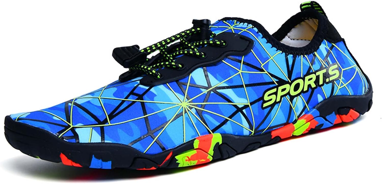 

Мужские водные кроссовки без подошвы, противоскользящие для походов и водных видов спорта, мужские и женские, быстросохнущие, дышащие, пляжные, для плавания, пляжные сандалии, легкие, для фитнеса, йоги, танцев, многофункциональная обувь Generic,...