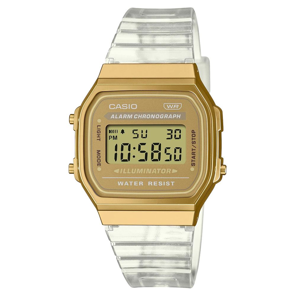 

Часы из прозрачной смолы Casio