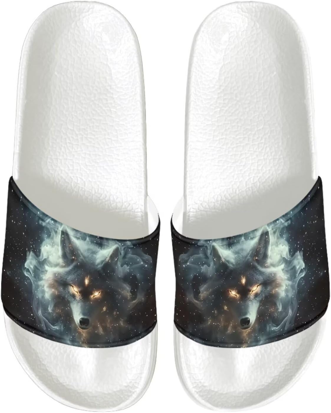 

Тапочки Vuriqeby для мужчин, слайдеры для пляжной вечеринки, классические дышащие шлепанцы на платформе для гостиной, размер 5-14, белая подошва