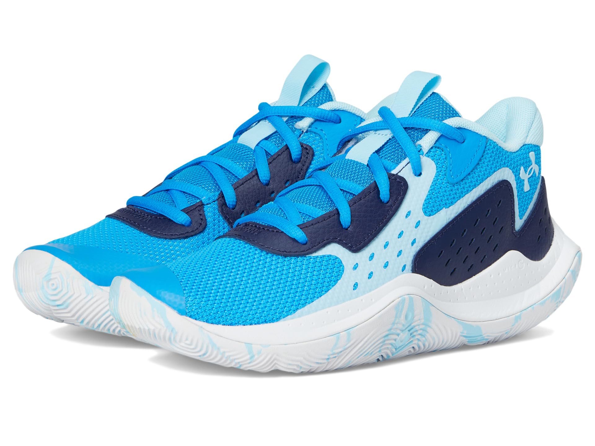 

Кроссовки Under Armour Kids JET '23 Basketball Shoe, цвет Electric Blue/Midnight Navy/Stream