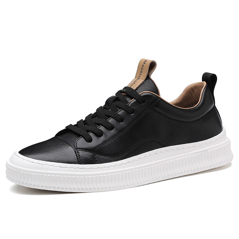 

A fairy tale of a pair of shoes Абразивостойкие мужские скейтерские кеды лоу-топ черные, цвет Black