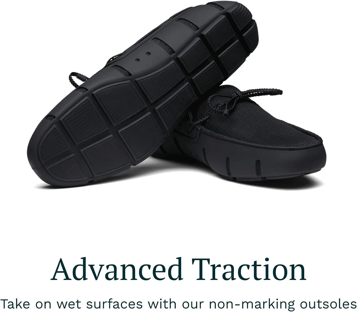 Лоферы SWIMS Braided Lace Loafer, Black — фото 4