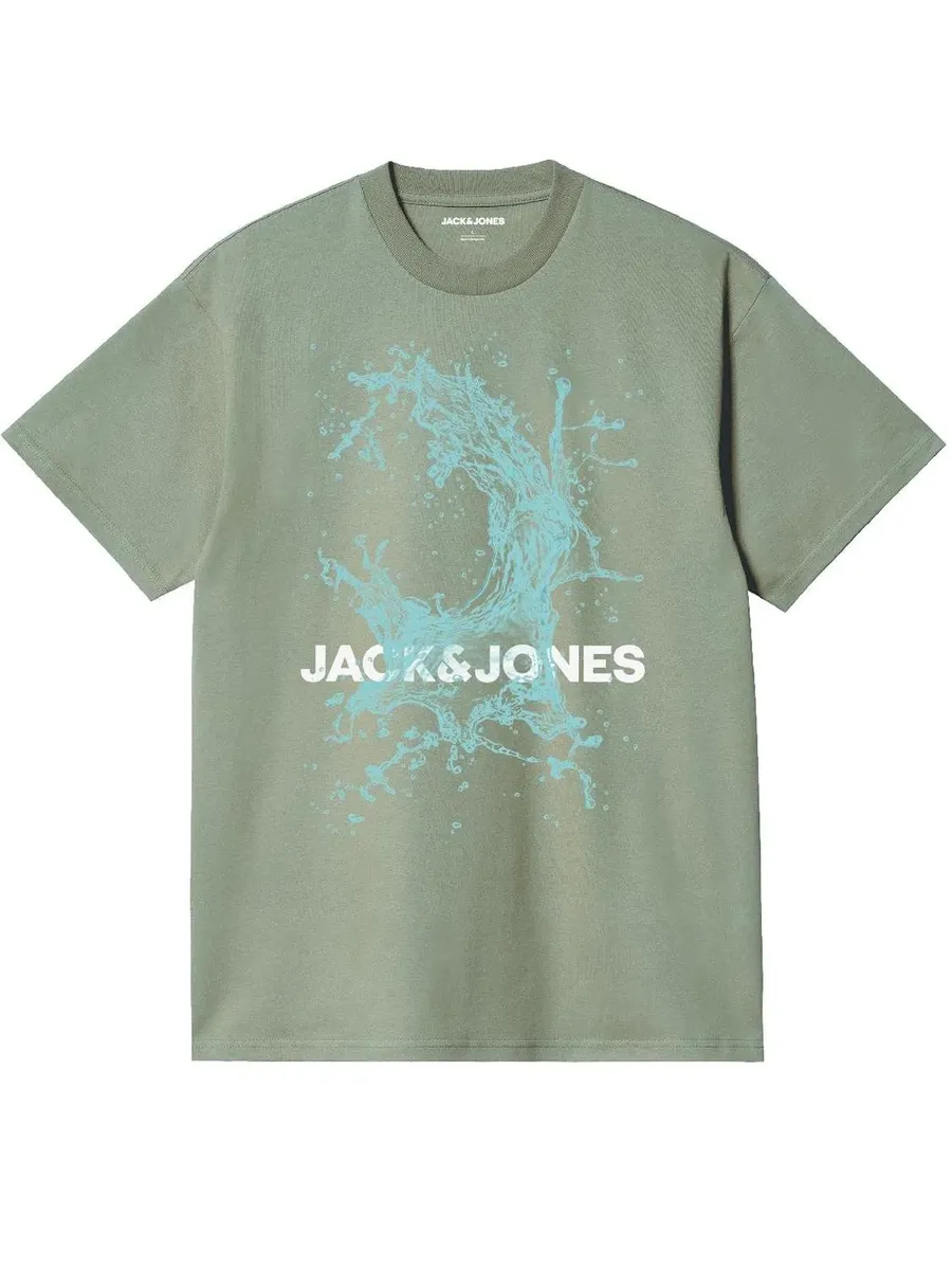 

Детская футболка Jack & Jones "JCOSPLASH OCEAN TEE SS CREW NECK FST JNR" Jack & Jones Junior, цвет Desert Sage