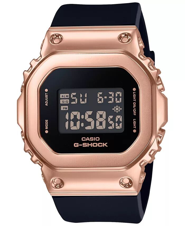 

Женские цифровые часы с черным полимерным ремешком, 38 мм G-Shock, черный