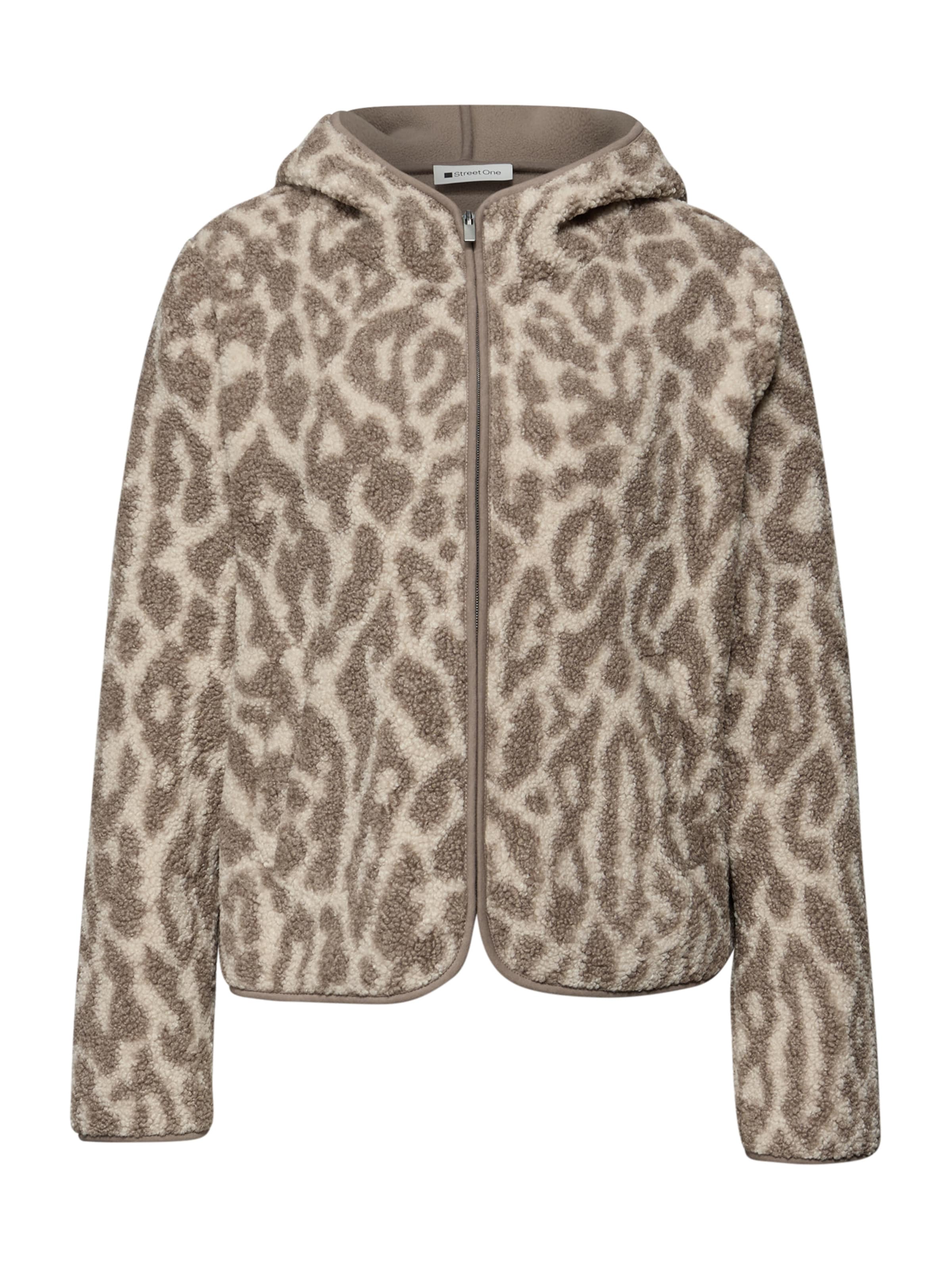 

STREET ONE Флисовая куртка в коричневом цвете