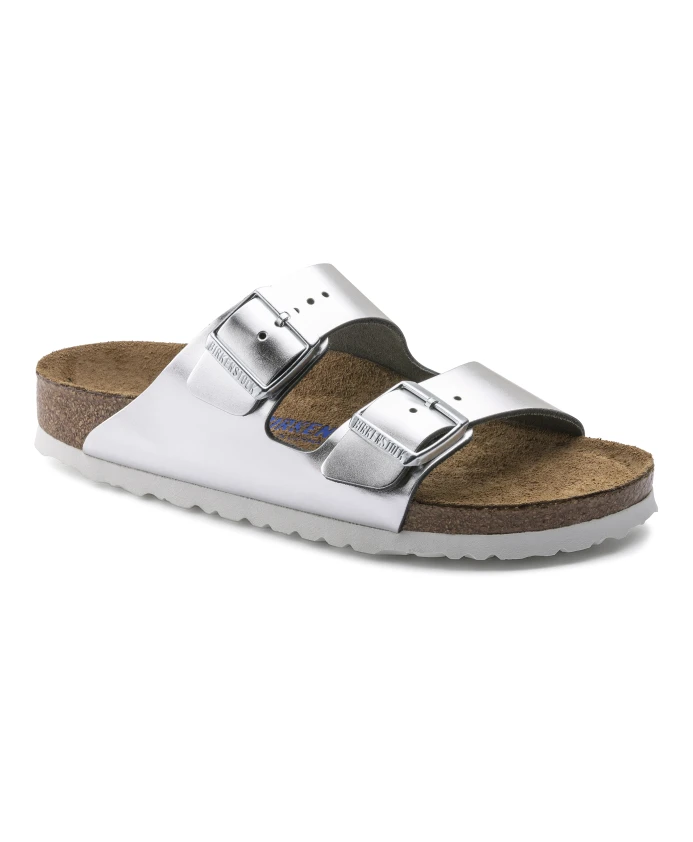 

Сандалии Arizona с мягкой стелькой Birkenstock, серый